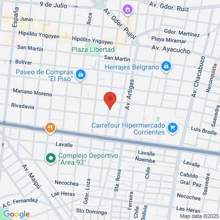 Odont José Hidalgo map