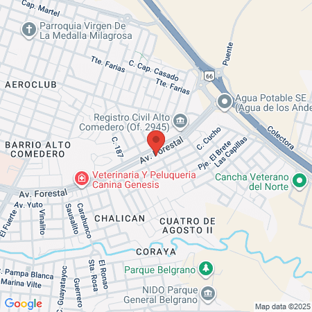 Forestal Consultorios map