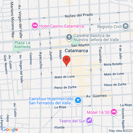 Dr Ricardo Daniel Molina map