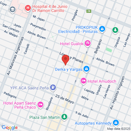 El Lugar Del Caballero map