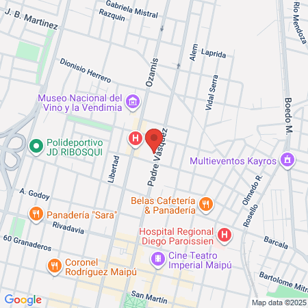 Escuela Shen Sede Maipú map