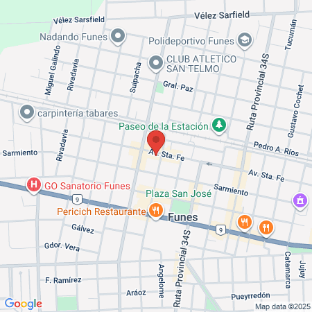 Go Kinesio Funes map