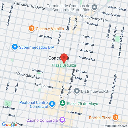 Dr Mauricio Humberto Cutro map