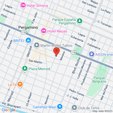 Melisa Marín Peluquería map