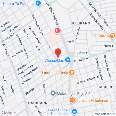 Fitness Class Pinto map