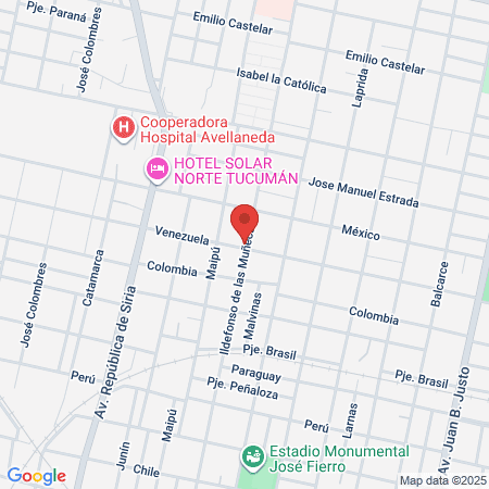 Priscila Gimnasio map