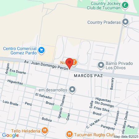 Altos Roca Gimnasio map