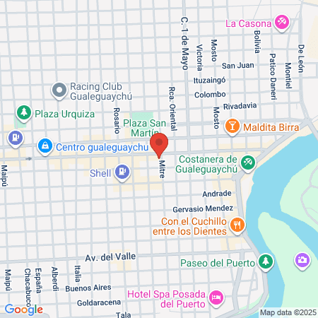 Odontólogos Gualeguaychú map