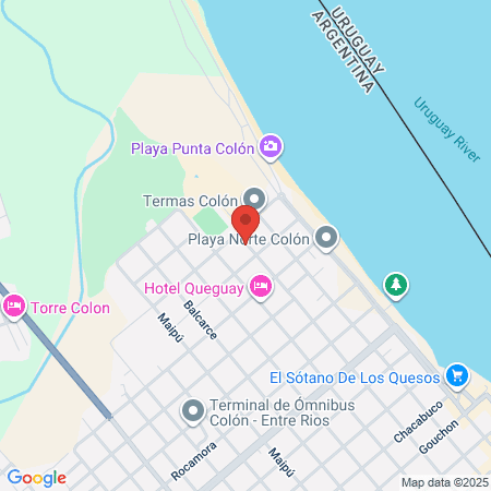 Hotel Termas Y Rio map