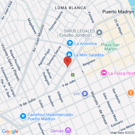 Dra Iglesias Mirta map