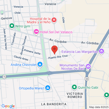 Coquetas Esthetic map