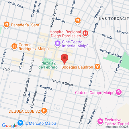 Tendencia Urbana Bross map