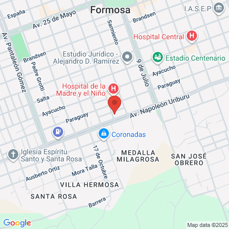 Dra Elizabeth Dacunte Medicina Estetica Formosa map