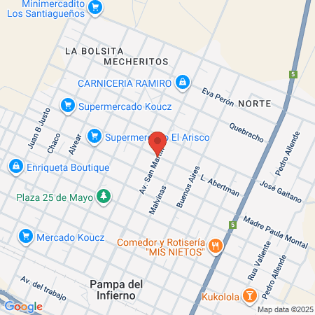 Lic Fernanda Bojanich Kinesiología Y Cosmetología map