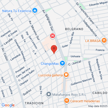 Centro De Alergia Asma Y Enfermedades Pulmonares map