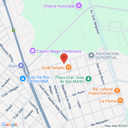 Centro Pediátrico Del Sur map