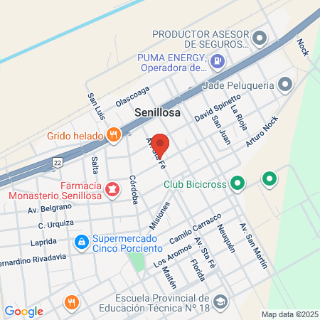 Dr Juan Obligado map