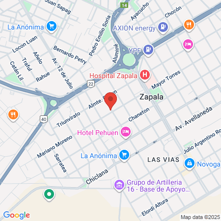 Dr Alcaraz Jorge Alfredo map