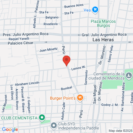 Gabriela Rojas Estilista map