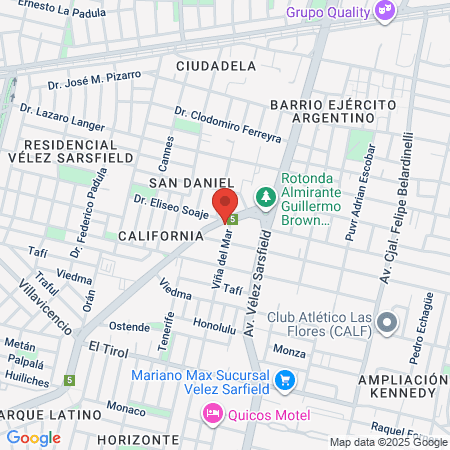 Hospital San Roque map