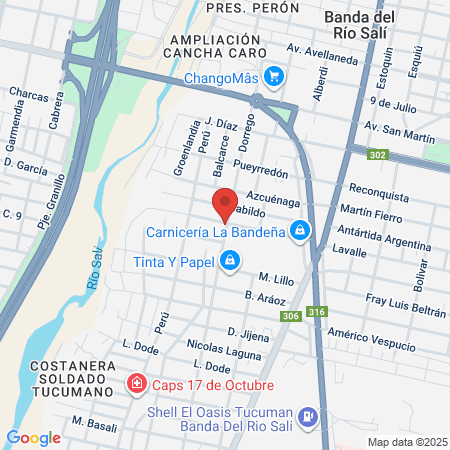 Camilan Colorista map