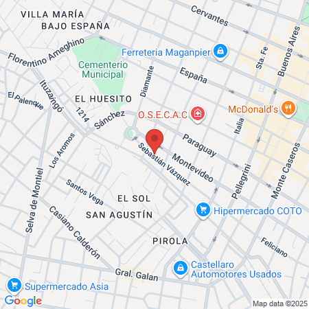 Podólogo Facundo Almada map