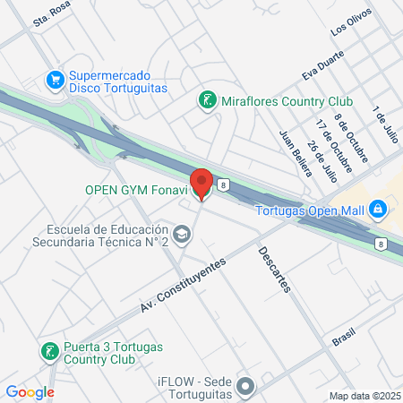 Gimnasio A Cielo Abierto map