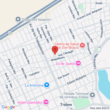 Extremo Centro De Entrenamiento map