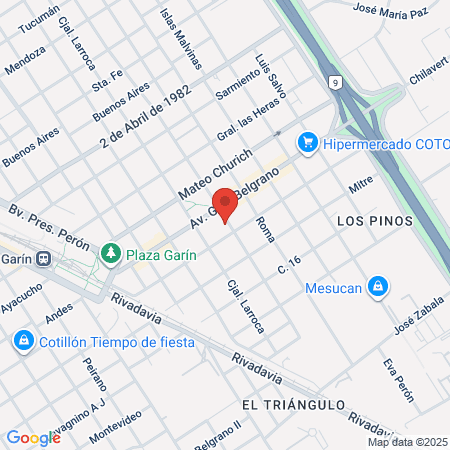 Las Azucenas 2830 map