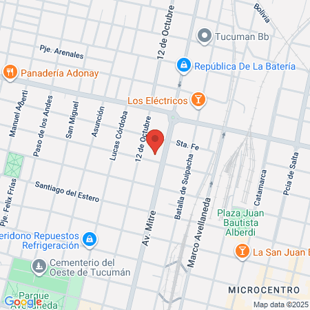 Mecanico De Aire Del Vento map