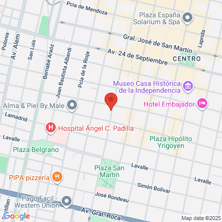 Dra Florencia Parrado map