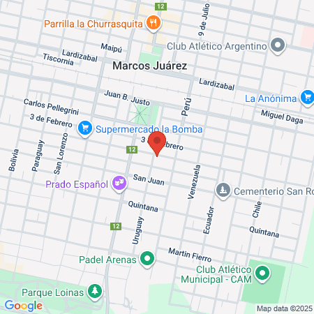 Mantra Estudio Pilates map