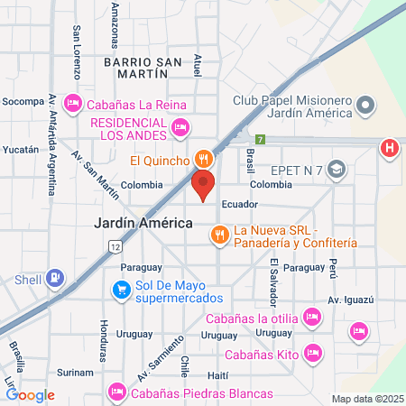 Servicio De Podologia map