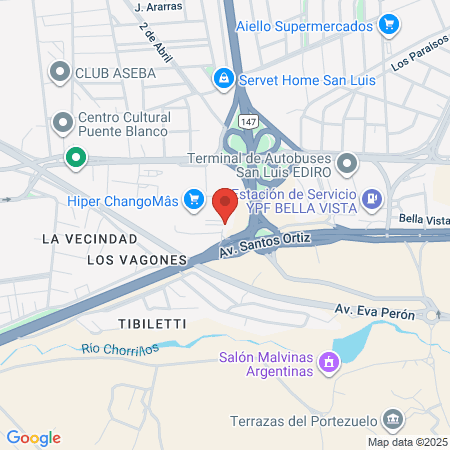 Villa Deportiva San Luis map