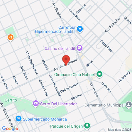 Veterinario A Domicilio Tandil map