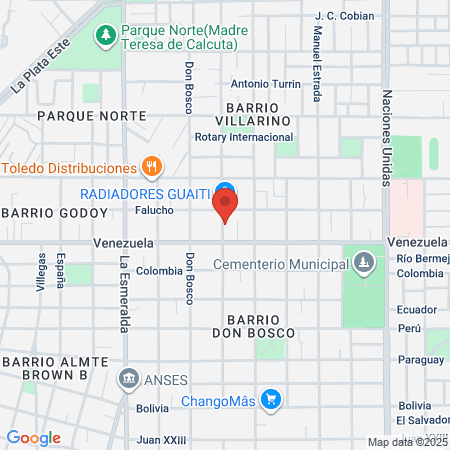 Veterinaria Lujan map