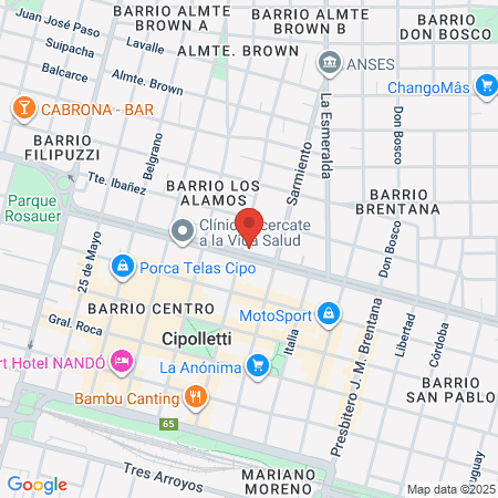 Veterinaria Los Alamos map
