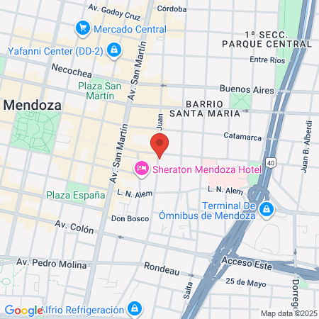 Dra Alejandra Pantano map