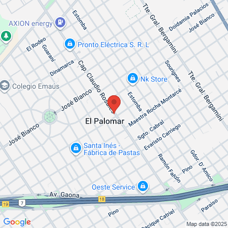 Estética Yamila Ullua map