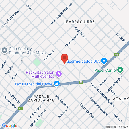 Peluqueria Gisel Alonso Estilista map