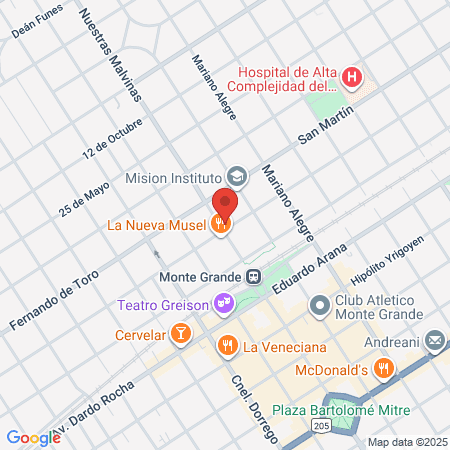 Instituto Odontologico Necochea map