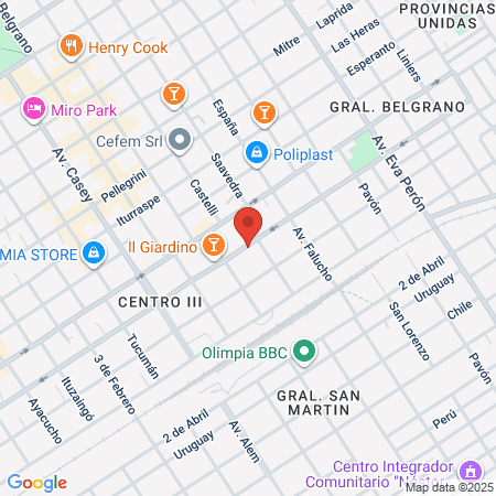 Vínculos Centro Integral map