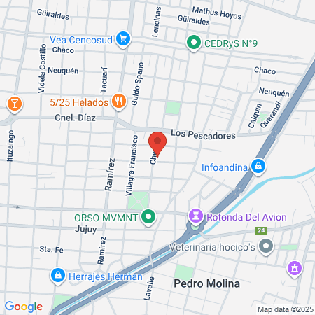 Gabinete Masajes map