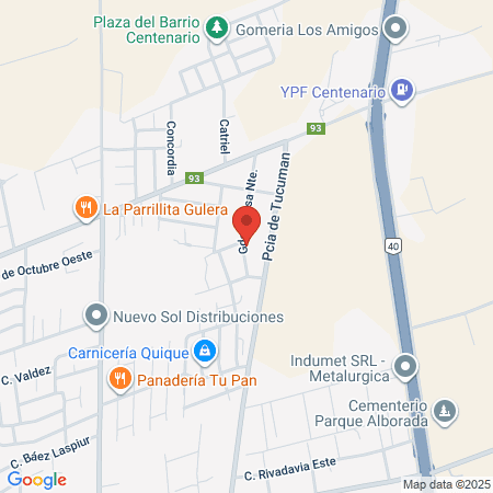 V And M Estética map