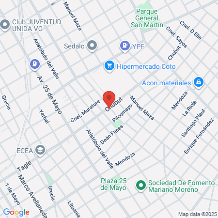 Klga García Rosana map