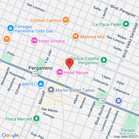 Mutualidad Argentina De Hipoacúsicos Pergamino map