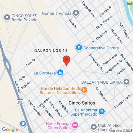 Peluquería Stylo Vintage map