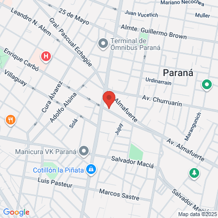 Klga Donda María Eugenia map