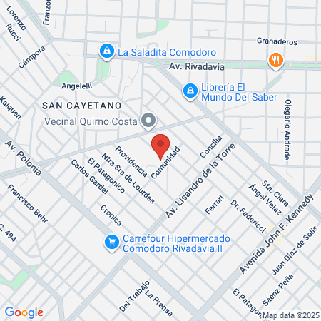 Clinica Pueyrredon map