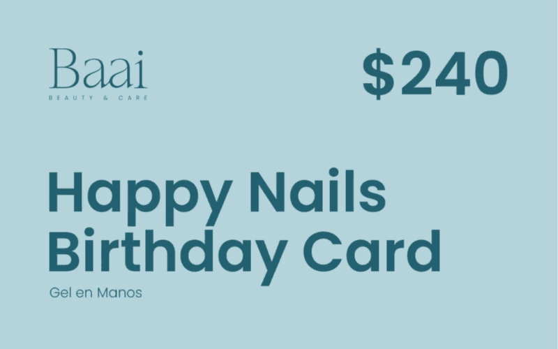 Happy Nails Birthday Card